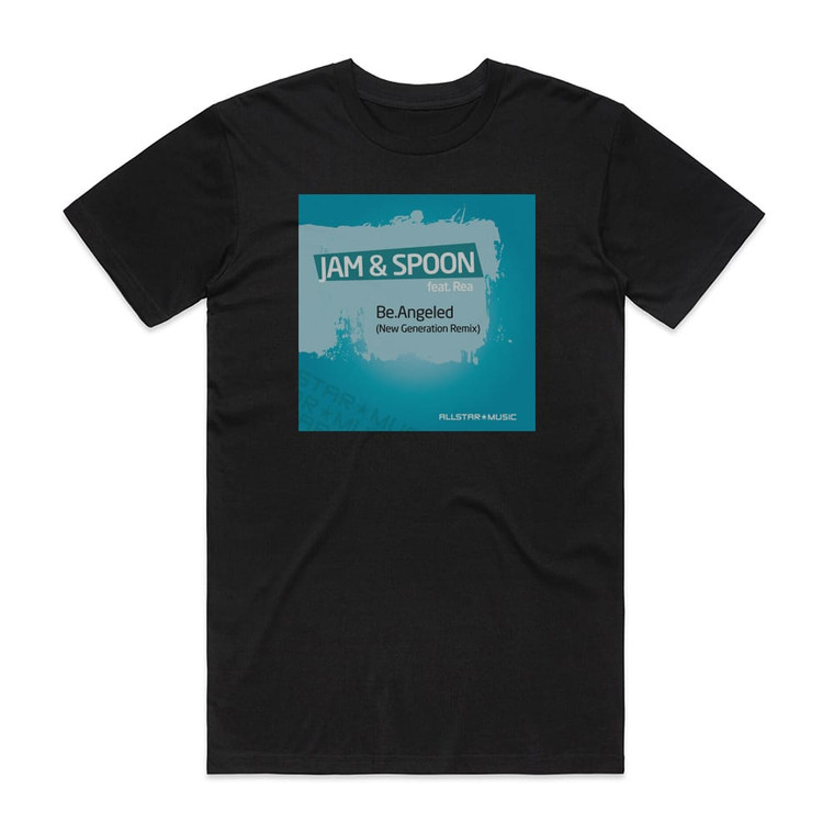 Jam and Spoon Beangeled Album Cover T-Shirt Black
