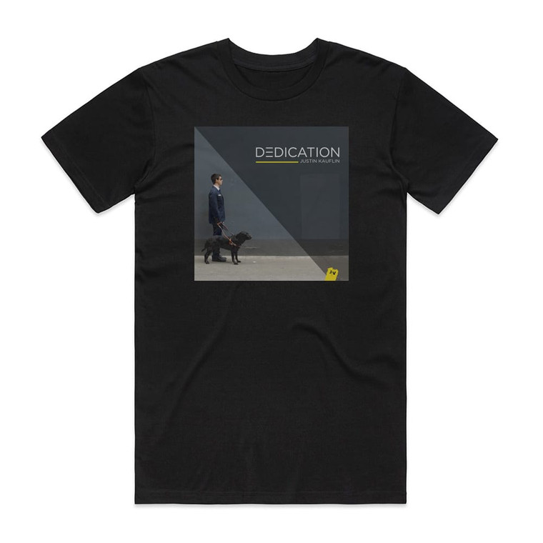 Justin Kauflin Dedication Album Cover T-Shirt Black
