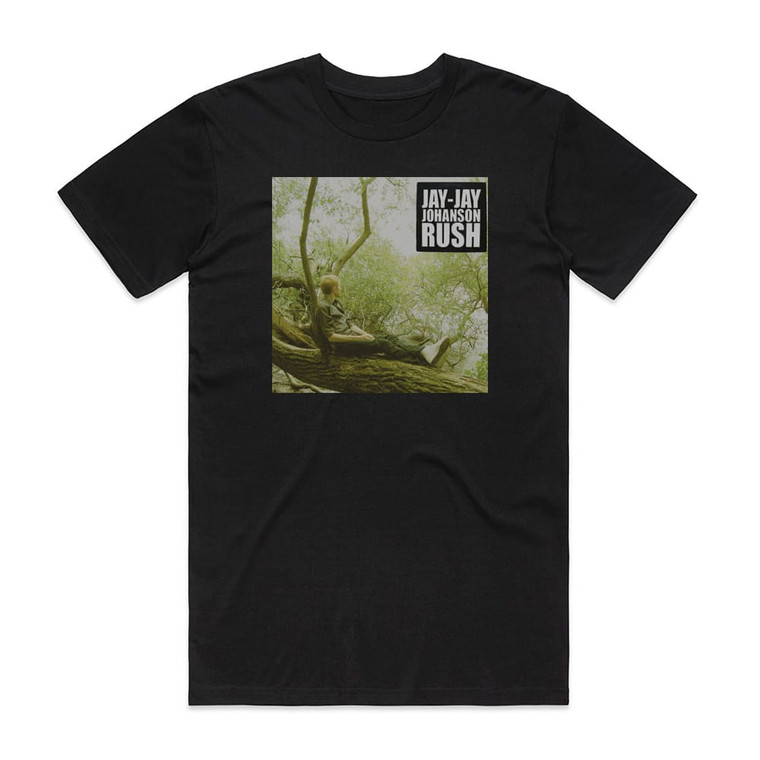 Jay-Jay Johanson Rush Album Cover T-Shirt Black