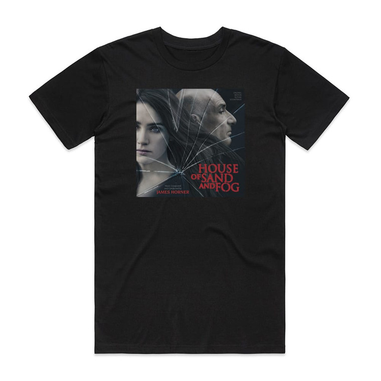 James Horner House Of Sand And Fog Album Cover T-Shirt Black