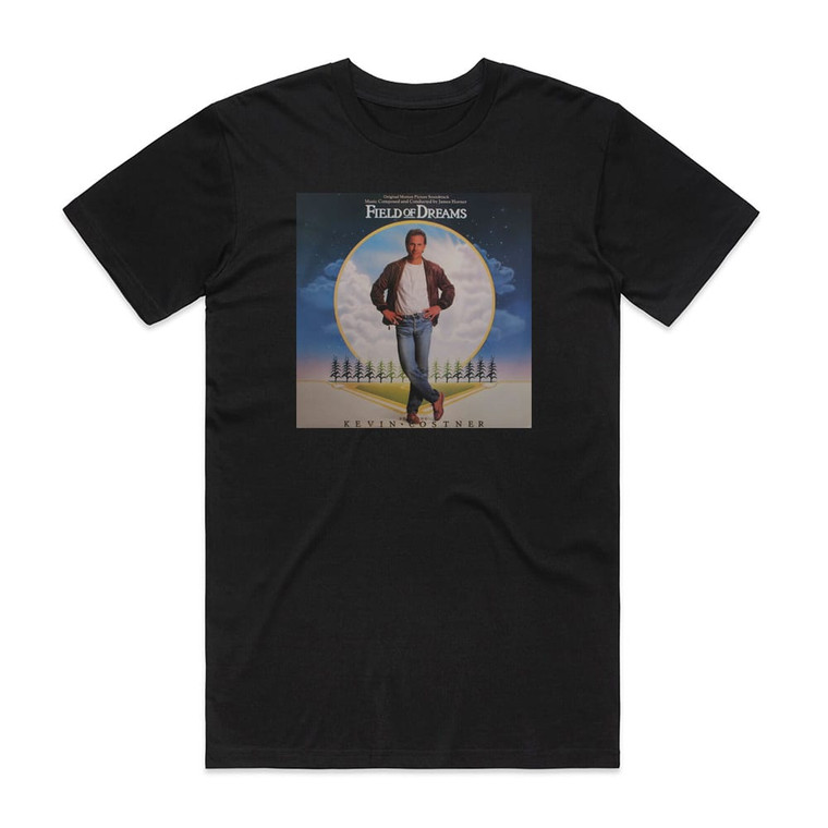 James Horner Field Of Dreams Album Cover T-Shirt Black