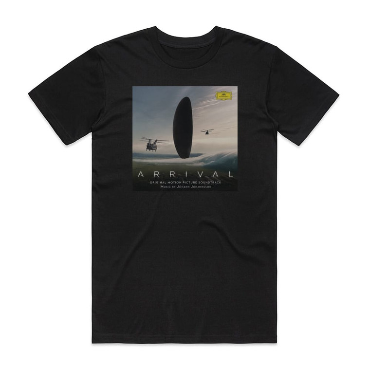 Johann Johannsson Arrival Album Cover T-Shirt Black