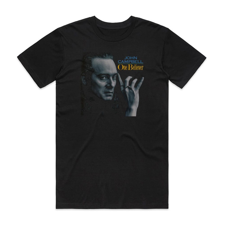 John Campbell One Believer Album Cover T-Shirt Black