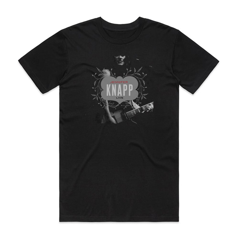 Jennifer Knapp Jennifer Knapp Live Album Cover T-Shirt Black