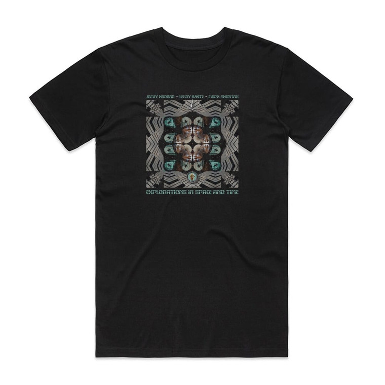 Jamey Haddad Explorations In Space And Time Album Cover T-Shirt Black