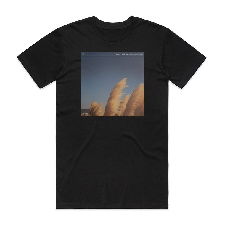 Jimmy Eat World Static Prevails Album Cover T-Shirt Black