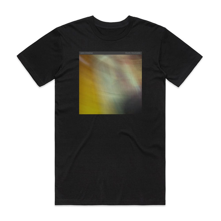 John Christian Elastic Stochastic Album Cover T-Shirt Black