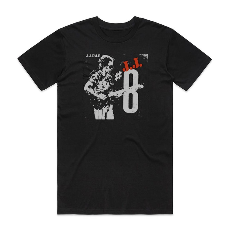 JJ Cale 8 Album Cover T-Shirt Black