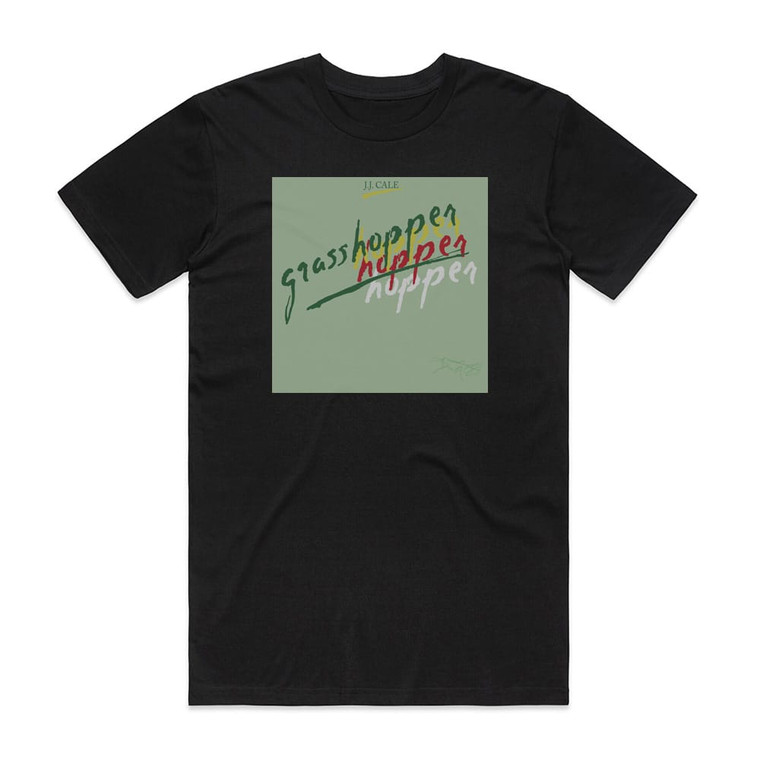 JJ Cale Grasshopper Album Cover T-Shirt Black