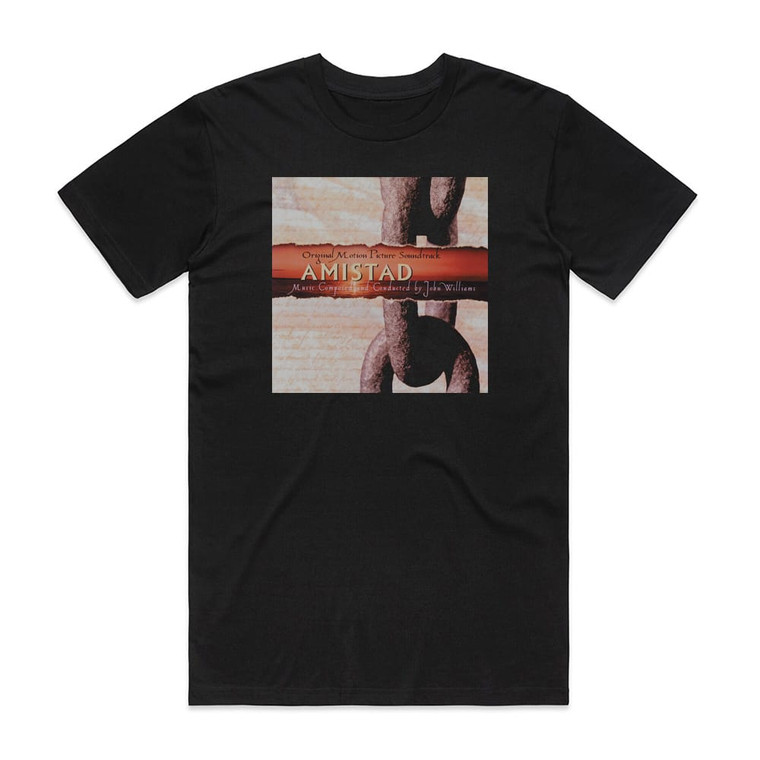John Williams Amistad Album Cover T-Shirt Black