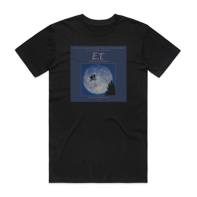 John Williams Et The Extra Terrestrial 2 Album Cover T-Shirt Black