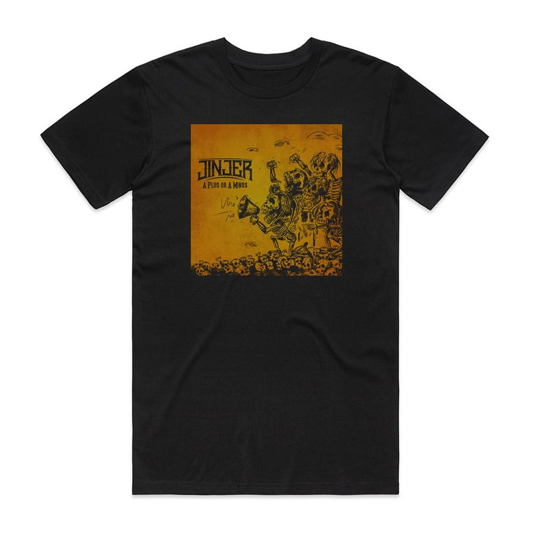 Jinjer A Plus Or A Minus Album Cover T-Shirt Black