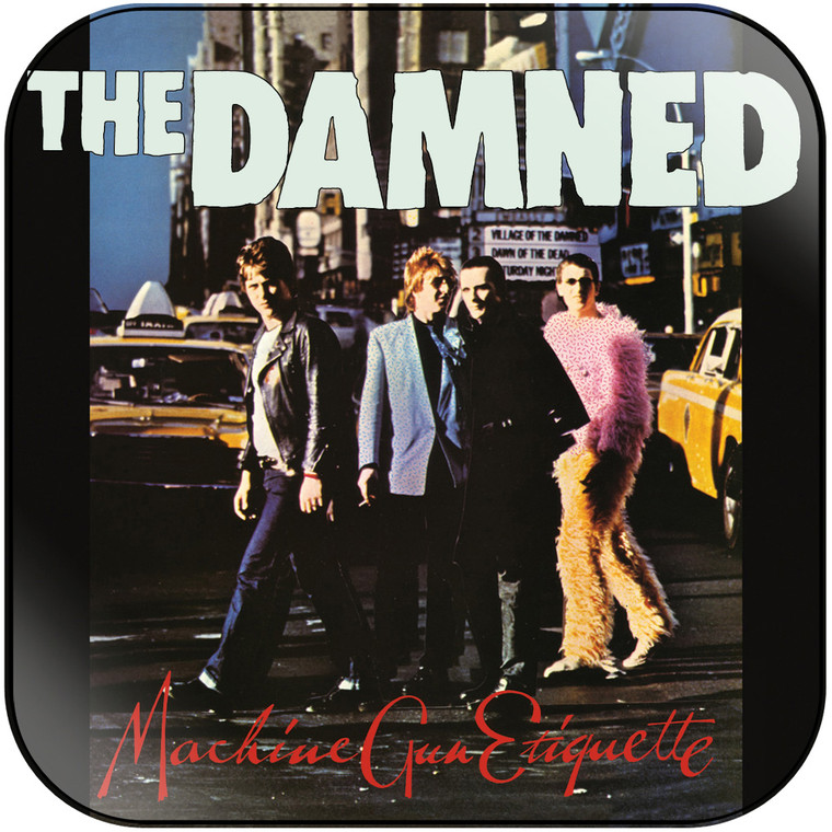 The Damned Machine Gun Etiquette Album Cover Sticker