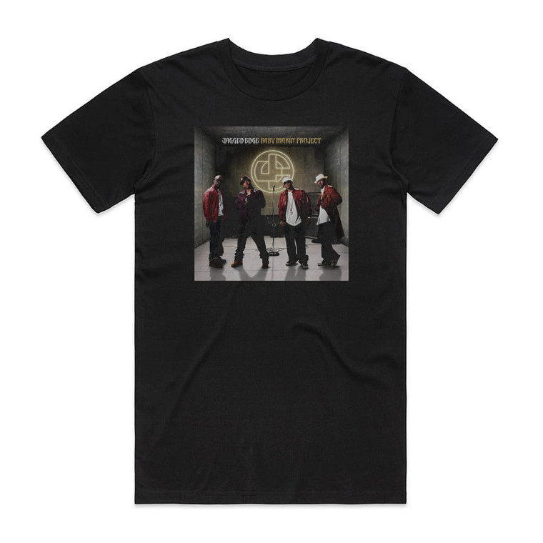 Jagged Edge Baby Makin Project Album Cover T-Shirt Black