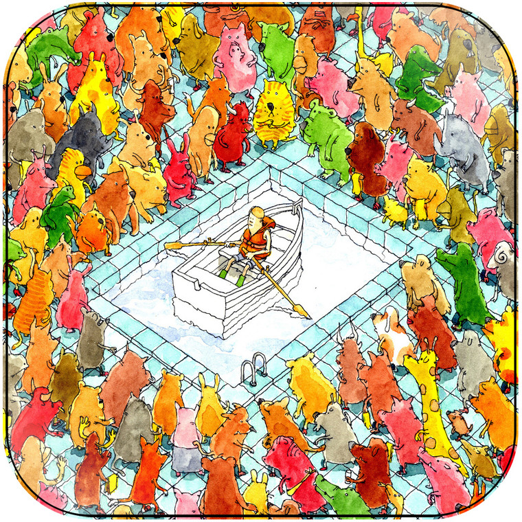 Dance Gavin Dance Happiness Album Cover Sticker