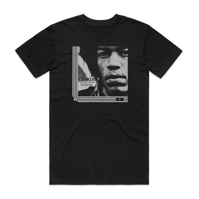Jimi Hendrix Gloria 3 Album Cover T-Shirt Black