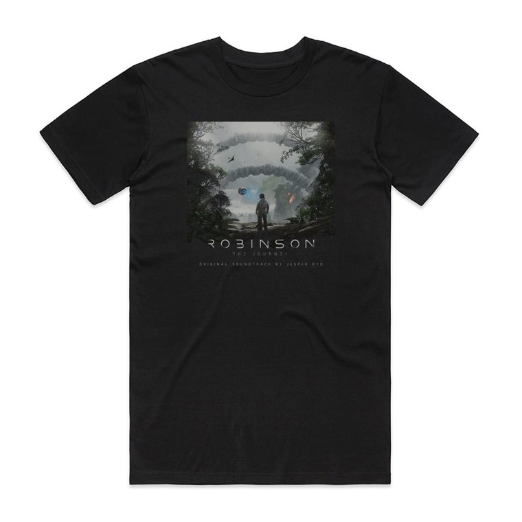 Jesper Kyd Robinson The Journey Official Soundtrack Album Cover T-Shirt Black