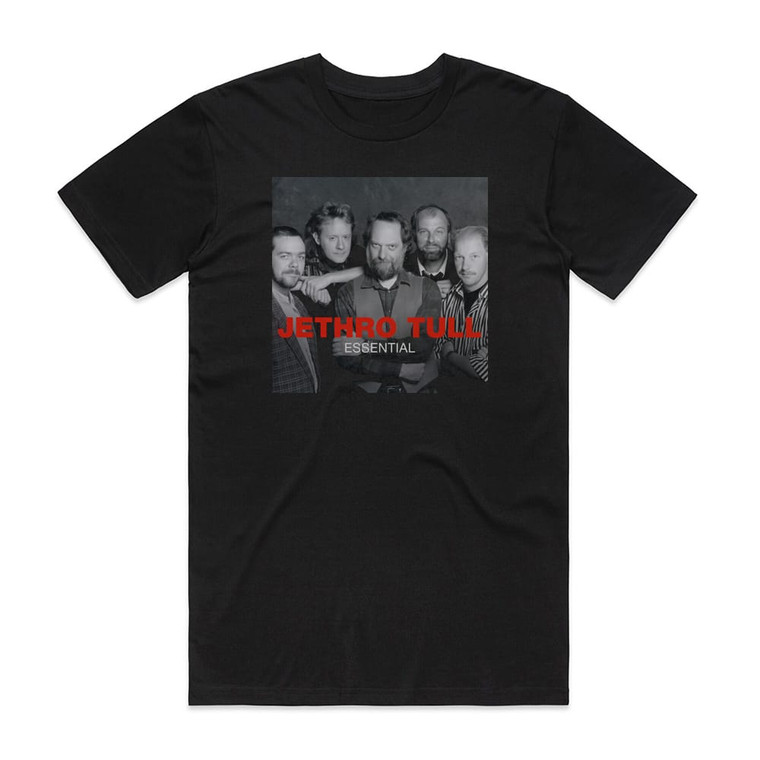 Jethro Tull Essential Album Cover T-Shirt Black