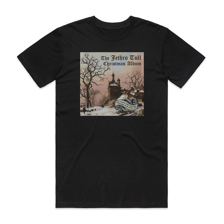 Jethro Tull The Jethro Tull Christmas Album Live Christmas At St Brides Album Cover T-Shirt Black