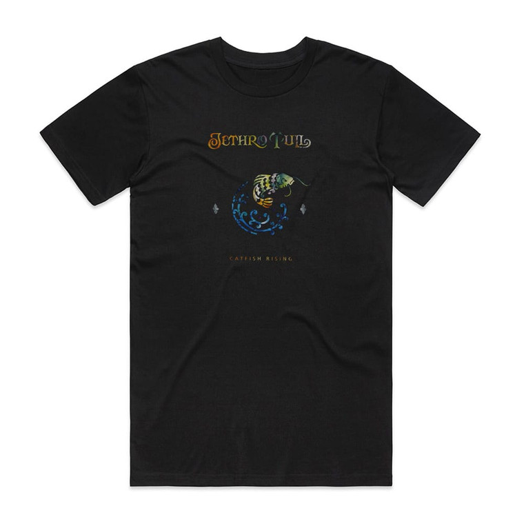 Jethro Tull Catfish Rising 1 Album Cover T-Shirt Black