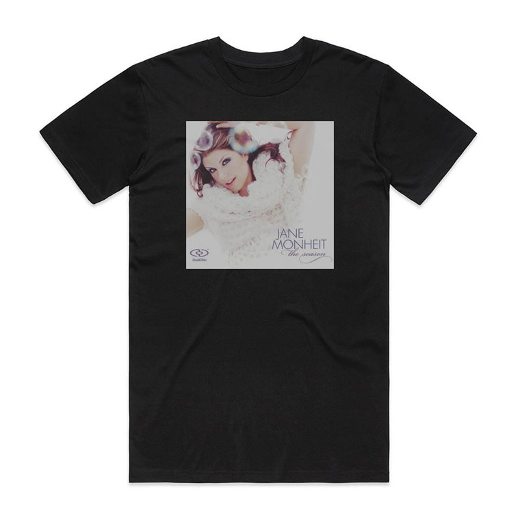 Jane Monheit The Season Album Cover T-Shirt Black