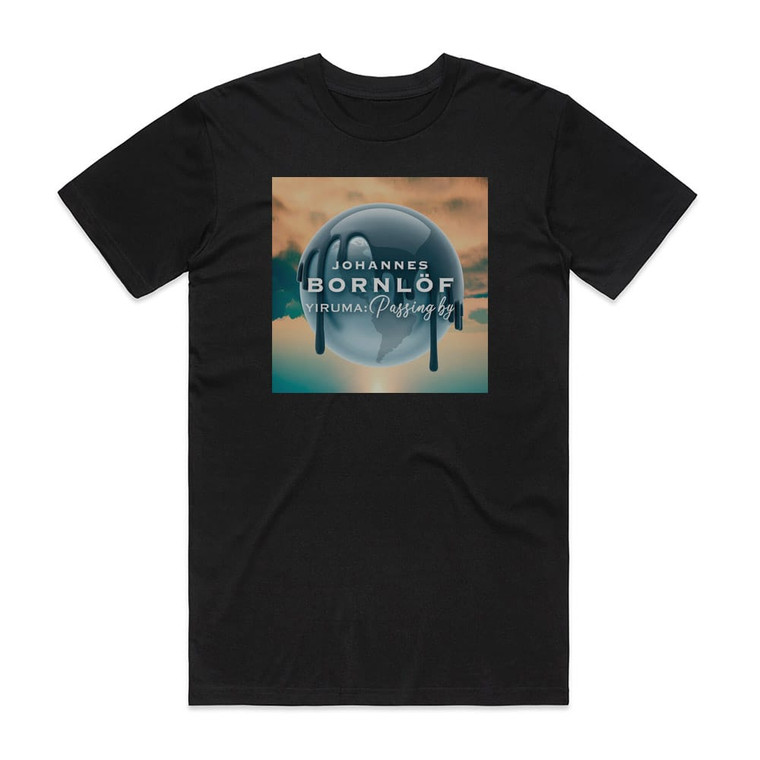 Johannes Bornlof Yiruma Passing By Album Cover T-Shirt Black