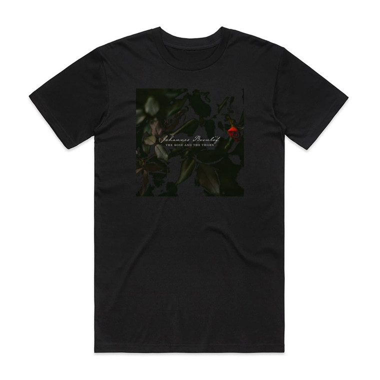 Johannes Bornlof The Rose And The Thorn Album Cover T-Shirt Black