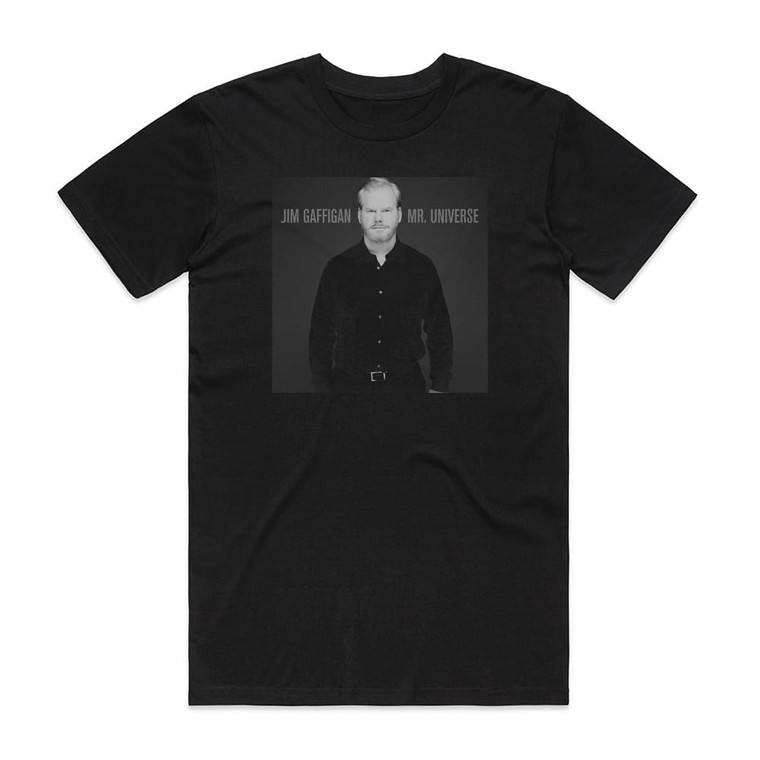 Jim Gaffigan Mr Universe 1 Album Cover T-Shirt Black