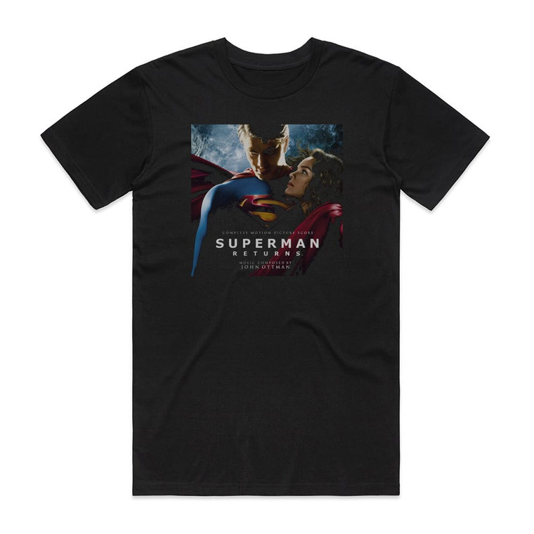 John Ottman Superman Returns Album Cover T-Shirt Black