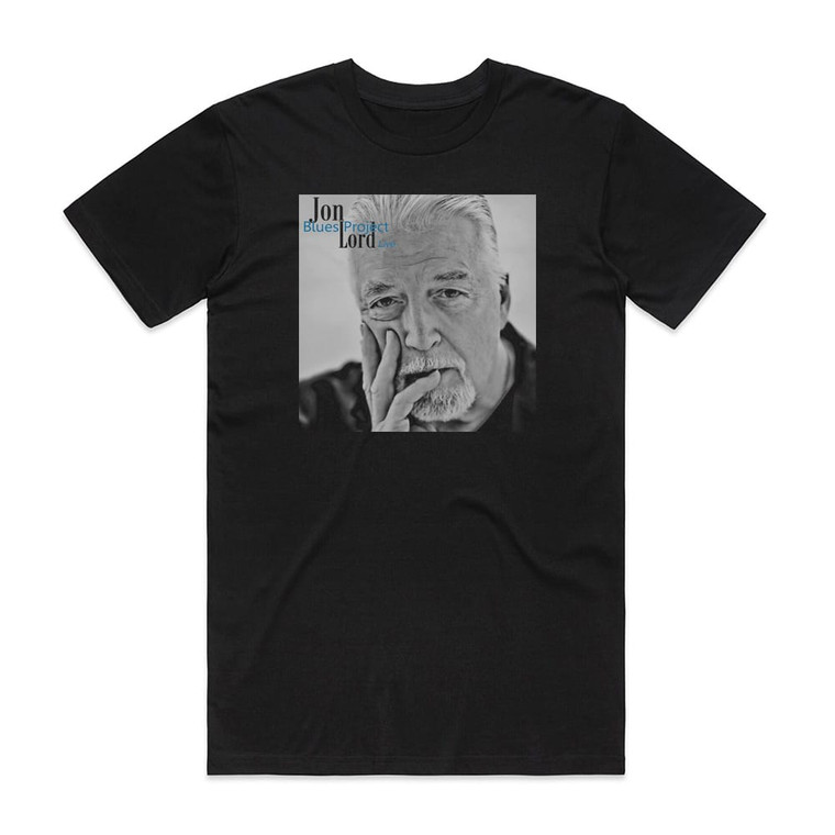 Jon Lord Blues Project Live Album Cover T-Shirt Black