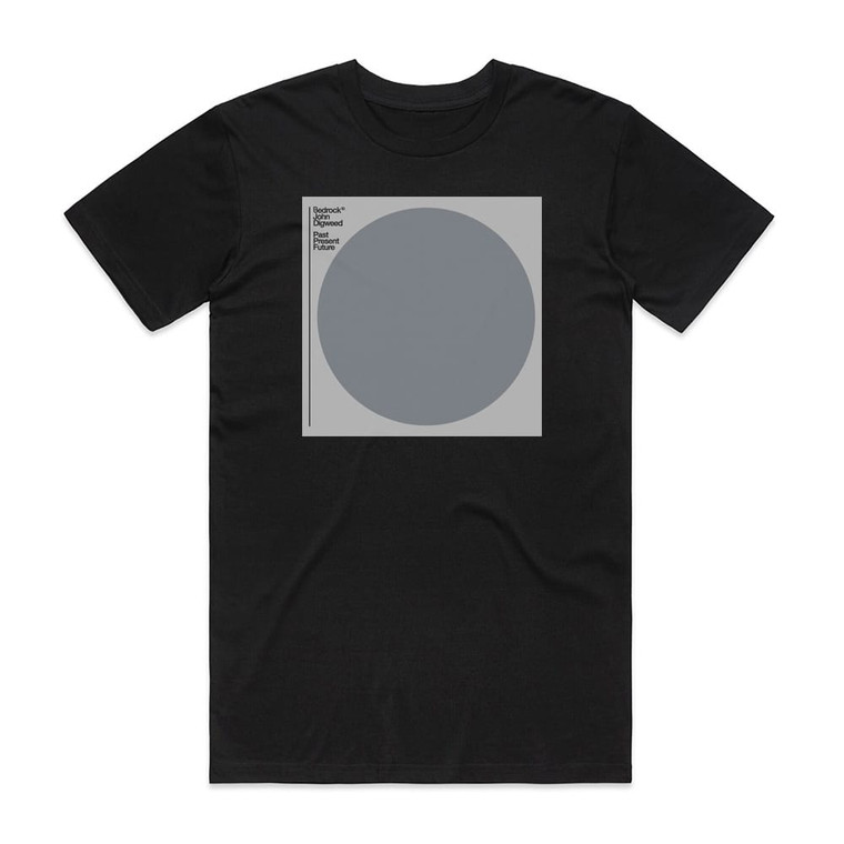 John Digweed Bedrock 10 Past Present Future Album Cover T-Shirt Black