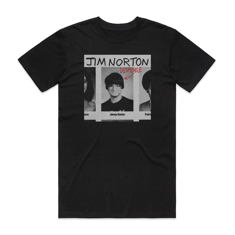 Jim Norton Despicable Album Cover T-Shirt Black