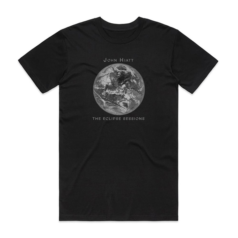 John Hiatt The Eclipse Sessions Album Cover T-Shirt Black