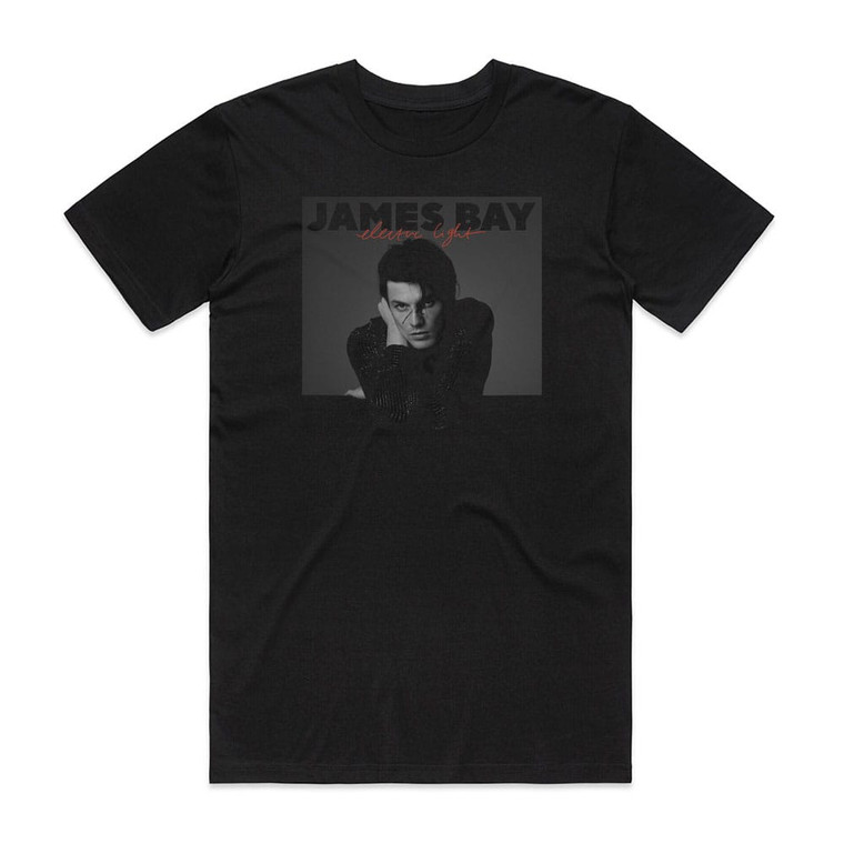 James Bay Electric Light Album Cover T-Shirt Black