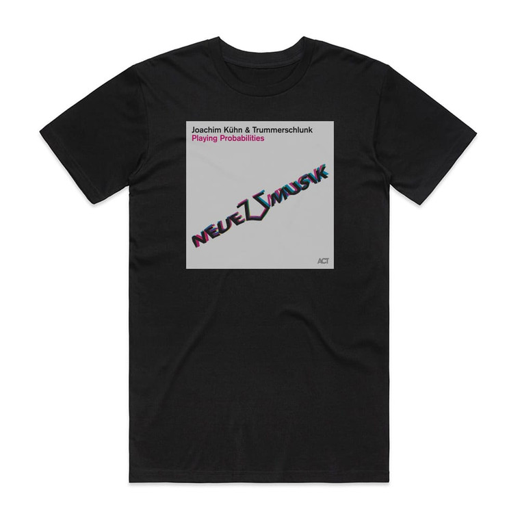 Joachim Kuhn Playing Probabilities Album Cover T-Shirt Black