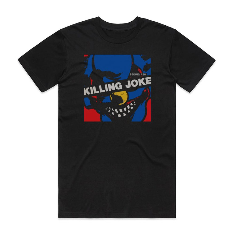 Killing Joke Seeing Red Album Cover T-Shirt Black