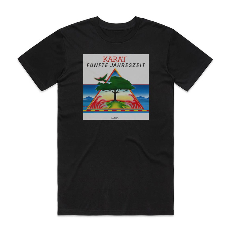 Karat Fnfte Jahreszeit Album Cover T-Shirt Black