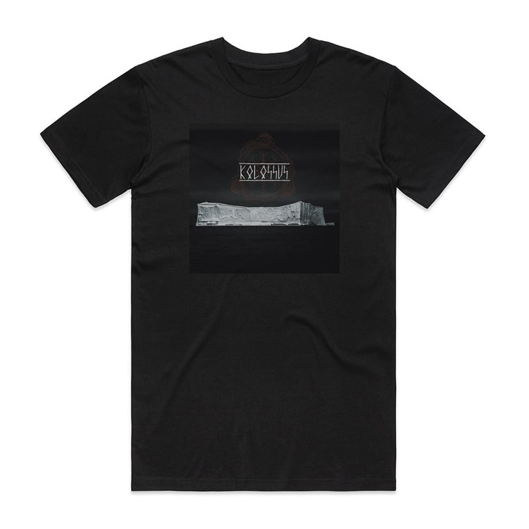 Kolossus The Line Of The Border Album Cover T-Shirt Black