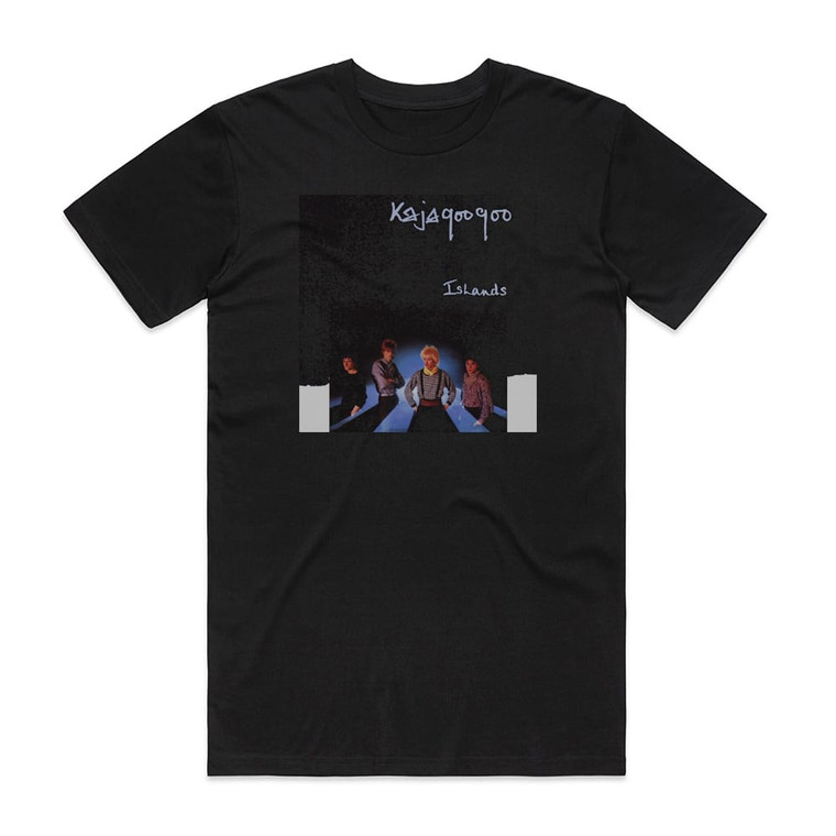 Kajagoogoo Islands Album Cover T-Shirt Black