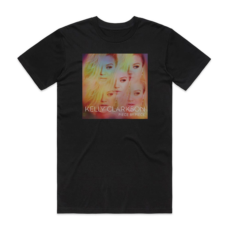 Kelly Clarkson Piece By Piece Album Cover T-Shirt Black