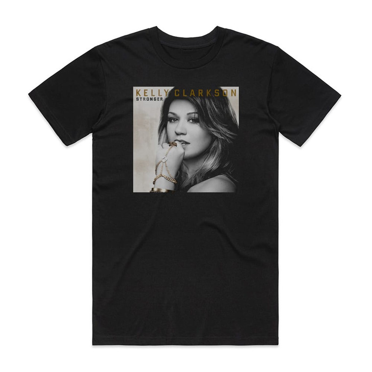 Kelly Clarkson Stronger Album Cover T-Shirt Black