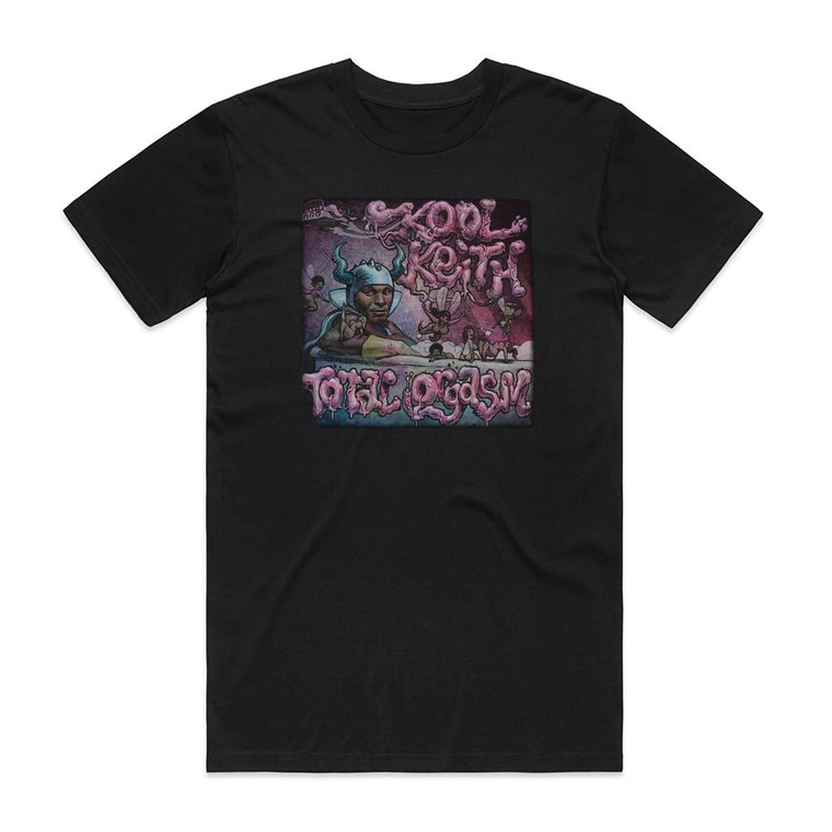 Kool Keith Total Orgasm 1 Album Cover T-Shirt Black