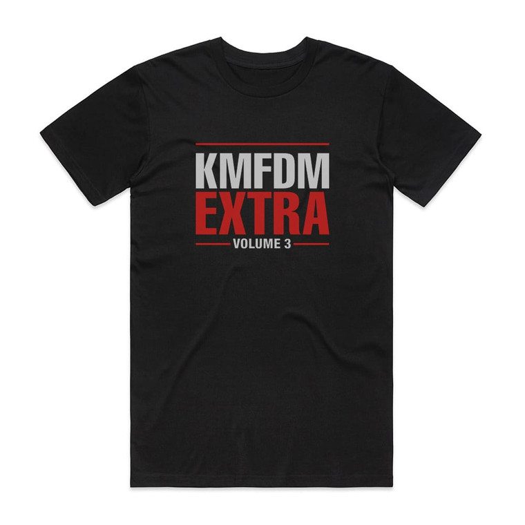 KMFDM Extra Volume 3 Album Cover T-Shirt Black
