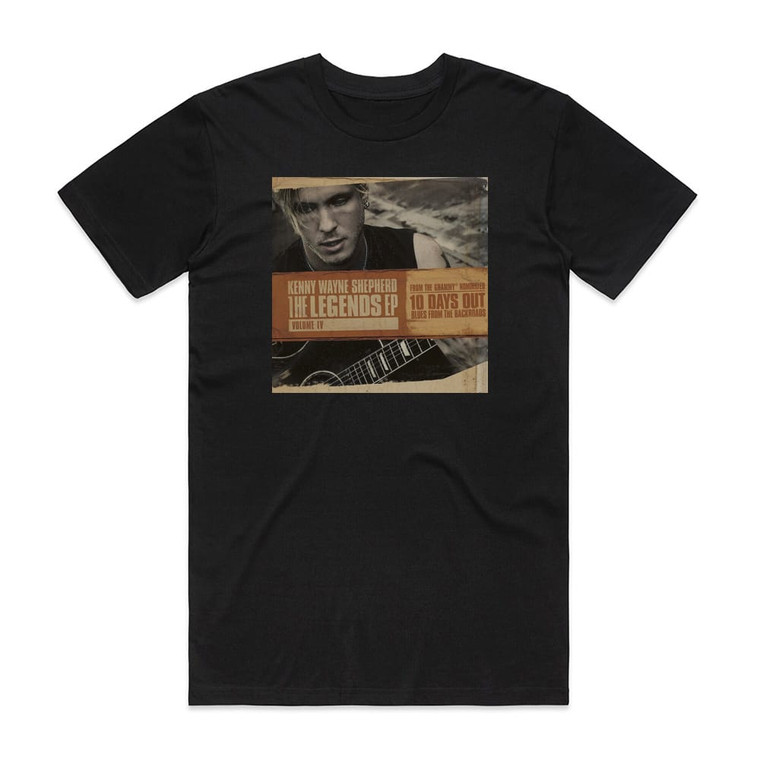 Kenny Wayne Shepherd The Legends Ep Volume Iv Album Cover T-Shirt Black