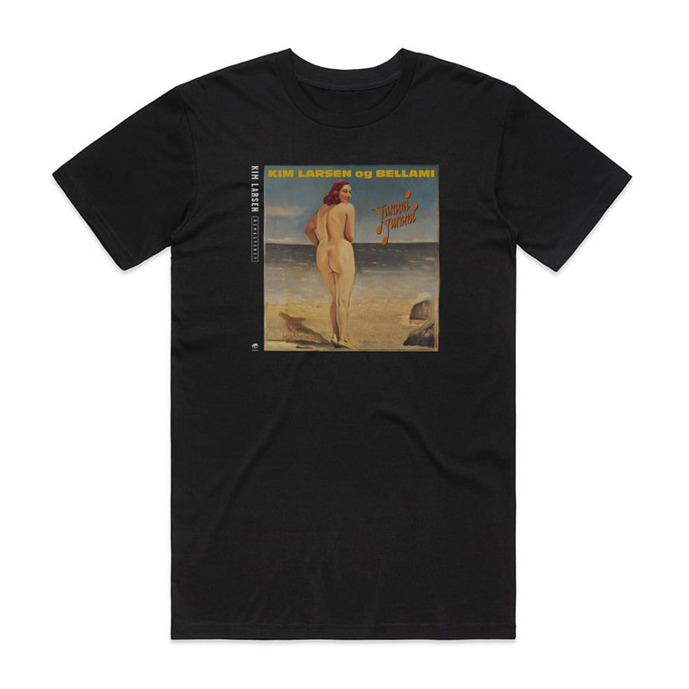 Kim Larsen and Bellami Yummi Yummi Album Cover T-Shirt Black