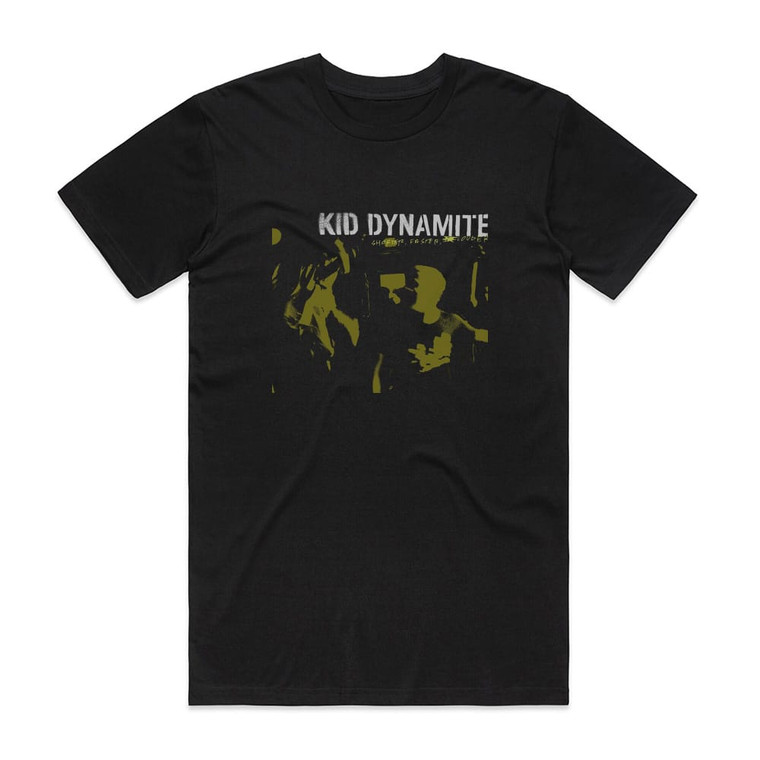 Kid Dynamite Shorter Faster Louder Album Cover T-Shirt Black