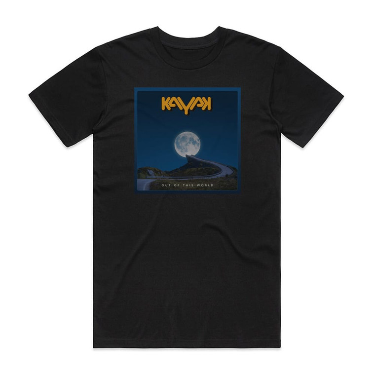 Kayak Out Of This World Album Cover T-Shirt Black