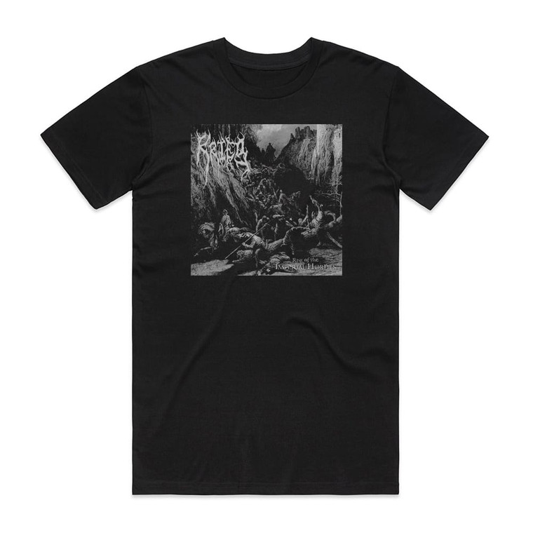 Krieg Rise Of The Imperial Hordes Album Cover T-Shirt Black