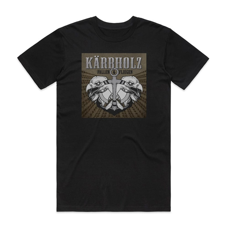 Karbholz Fallen Fliegen Album Cover T-Shirt Black