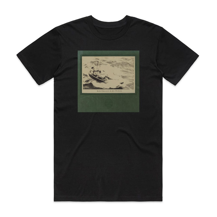 King Creosote John Taylors Month Away Missionary Album Cover T-Shirt Black